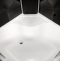 Душевая кабина Deto BM 90х90 с подсветкой, хром  BM4590NLEDBLACK - 2