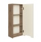 Шкаф подвесной Aquaton Оливия 35 R бежевый-светлое дерево 1A254703OLVGR - 1