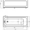 Акриловая ванна Акватек Мия 175x70 MIY175-0000001 - 3