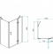 Душевой уголок RGW Passage PA-77B R 120x80 профиль черный стекло прозрачное 41087728-084R - 2