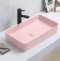 Раковина накладная CeramaLux NC 60.5 см розовый матовый  78189MP-3 - 1