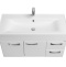 Тумба с раковиной Aquaton Диор 100 белый 1A1677K3DR010 - 1