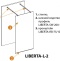 Душевая перегородка Cezares Liberta-L-2-115-C-Cr - 3