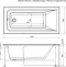 Акриловая ванна Aquanet Bright 239668 145x70 239593 - 2