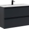 Тумба под раковину Allen Brau Eclipse 100 черный матовый 1.E1003.AM - 0