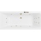 Акриловая ванна Excellent Pryzmat 200х90 белая бронза с гидромассажем WAEX.PRY20.SMART.BR - 0