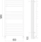 Водяной полотенцесушитель Terminus Авиэль П14 500х1200 Хром 4670078529220 - 2