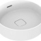 T296101 раковина на столешницу STRADA II Round Vessel без отв. под смес., с перелив. /45х45/(белый) - 0