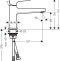 Смеситель Hansgrohe Metropol для раковины, с донным клапаном Push-Open 32502000 - 1
