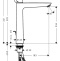 Смеситель Hansgrohe Talis E 71716000 для раковины - 2