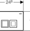 Кнопка смыва Geberit Delta 50 115.135.11.1 белая - 1