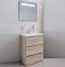Мебель для ванной Am.Pm Gem S 60 напольная, светлый дуб - 0