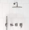 A1451.273.274.097.121.275.100.276 Встраиваемый комплект для ванны с верхней душевой насадкой, лейкой - 0