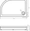 Поддон для душа STWORKI Хельсинки 120x80 L, с сифоном 555197 - 2