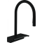 Кухонный смеситель Hansgrohe Aquno Select M81 однорычажный, 170, с вытяжным душем, 3jet, sBox, матовый черный 73831670 - 0