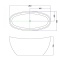 Акриловая ванна Esbano Ottawa 180х85 белый  ESVAOTTA - 2