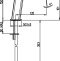 Смеситель для раковины Paini Nove 09CR205ME - 2