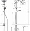 Душевая стойка Hansgrohe Crometta S 240 1jet Showerpipe Rеno 27270000 - 1