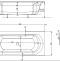 Акриловая ванна Jacob Delafon Elise  E60283-00 - 2
