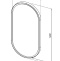 Зеркало Allen Brau Infinity 50х100 с подсветкой белый 1.21016.WT - 9