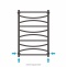Полотенцесушитель водяной ДР АЖУР 800х500 (Без покрытия) 00-0255-8050 - 3