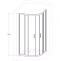 Душевой уголок Royal Bath HKD 90х90 профиль белый стекло матовое RB90HKD-C - 2
