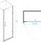 Душевая дверь в нишу RGW Passage PA-06B 80х195 профиль черный стекло прозрачное 41080608-14 - 2