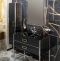 Тумба под раковину моноблок Boheme Armadi Art Monaco 80 черный глянец - хром 866-080-BCR - 2