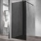 Душевая перегородка Vincea Walk-In 80х200 черный матовый стекло тонированное VSW-1H800CGB - 0