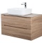 Тумба со столешницей и раковиной BelBagno Etna 100 светлое дерево - 1