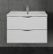 Тумба с раковиной Vod-Ok Марко 75 белая - 0
