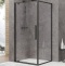 Душевой уголок Black&White Stellar Wind 100х100 черный матовый 8771010 - 0