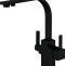 Смеситель Zorg Sanitary ZR 332 YF BLACK для кухонной мойки - 0