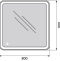 Зеркало BelBagno 80х80  SPC-MAR-800-800-LED-TCH - 4
