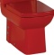 Чаша для унитаза-компакта Creavit Lara LR361.7 к стене, красная LR360-11KI00E-0000 - 0