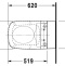 Подвесной унитаз Duravit DuraStyle  2537590000 - 3