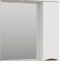 Зеркало-шкаф Misty Атлантик 70 R белый с подсветкой  П-Атл-4070-010П - 0