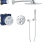 Душевой комплект Grohe Grohtherm SmartControl 34705000 , с термостатом - 0
