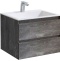 Тумба под раковину Vincea Luka 60 серое дерево VMC-2L600GS - 0