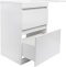 Тумба с раковиной Style Line Даллас 120 Люкс Plus напольная, белая - 17