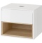 Тумба под накладную раковину Excellent Tuto 60 белый - светлое дерево  MLEX.0102.600.WHBL - 0
