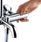 Душевая стойка Hansgrohe Vernis Shape 26284000 Showerpipe 230 1jet с термостатом, хром - 6
