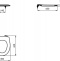 Сиденье для унитаза Ideal Standard San Remo  E759001 San Remo Крышкa - 3