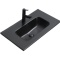Раковина встраиваемая CeramaLux N 101.3 см черный матовый  9100MMB - 0