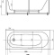 Акриловая ванна Акватек Оберон 170x70 OBR170-0000027 - 1