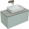 Тумба под раковину Allen Brau Infinity 85 светло - зеленый матовый 1.21002.PWM - 1