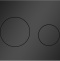 Кнопка смыва TECE Loop 9240925 черная матовая - 0