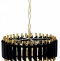 Подвесная люстра LUMINA DECO Funneli LDP 6003-400 BK+F.GD - 2