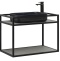 1.33001.BB LIBERTY Консоль 75 подвесная, черный браш (274332) - 0