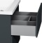 Тумба для комплекта AM.PM Gem 60 графит матовый, подвесная, с 2 ящиками M90FHX06022GM - 1